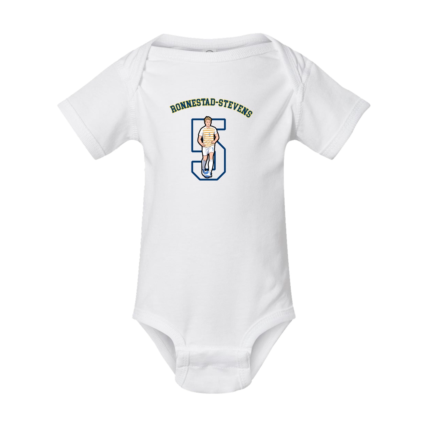 Baby Onesie — Shirsey Arch in White