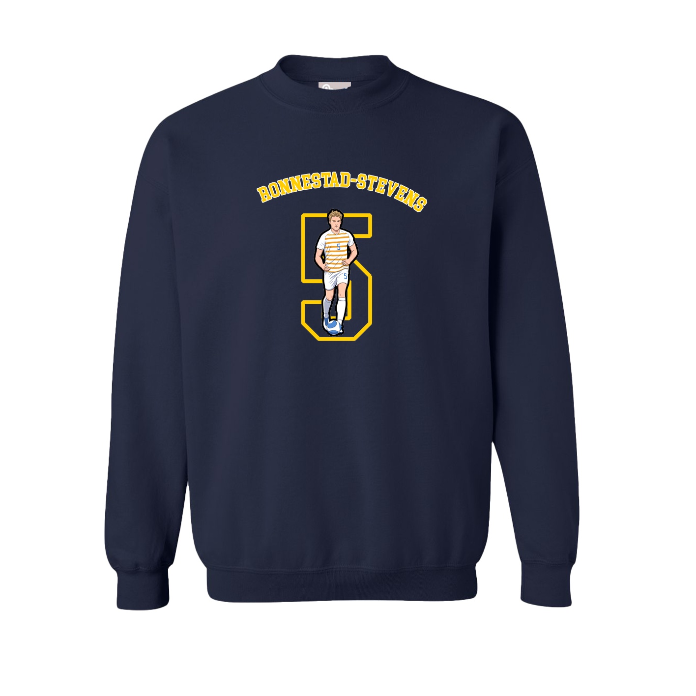 Fleece Crew — Shirsey Arch in Navy