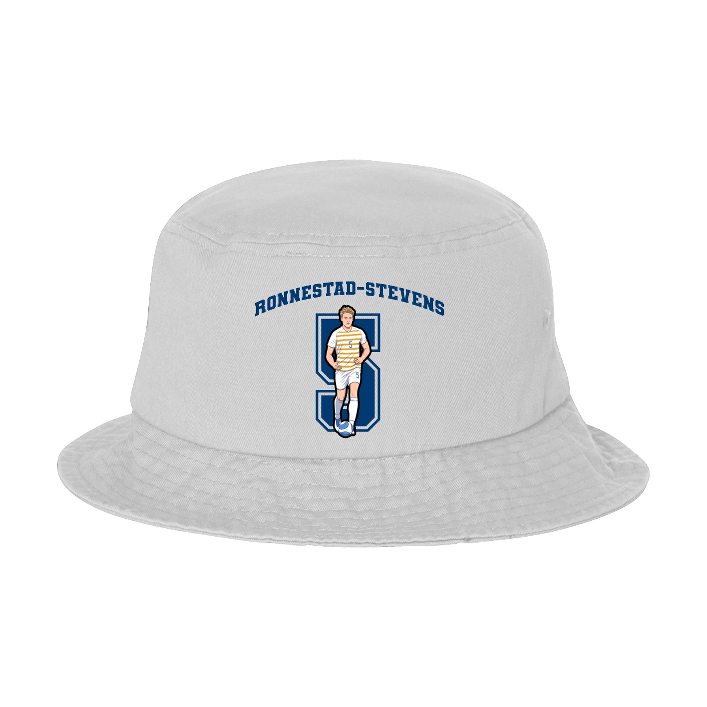 Bucket Cap — Number in White