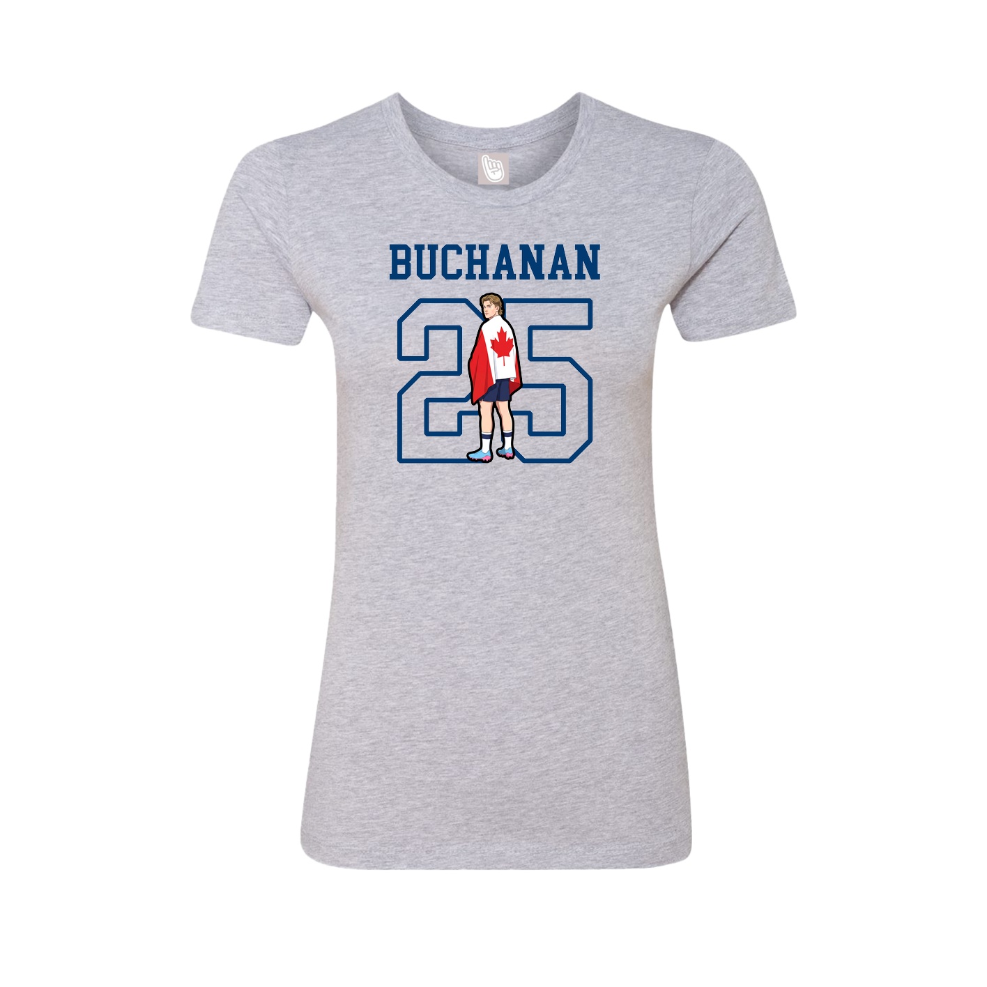 Fitted Women's Tee — Shirsey in Grey