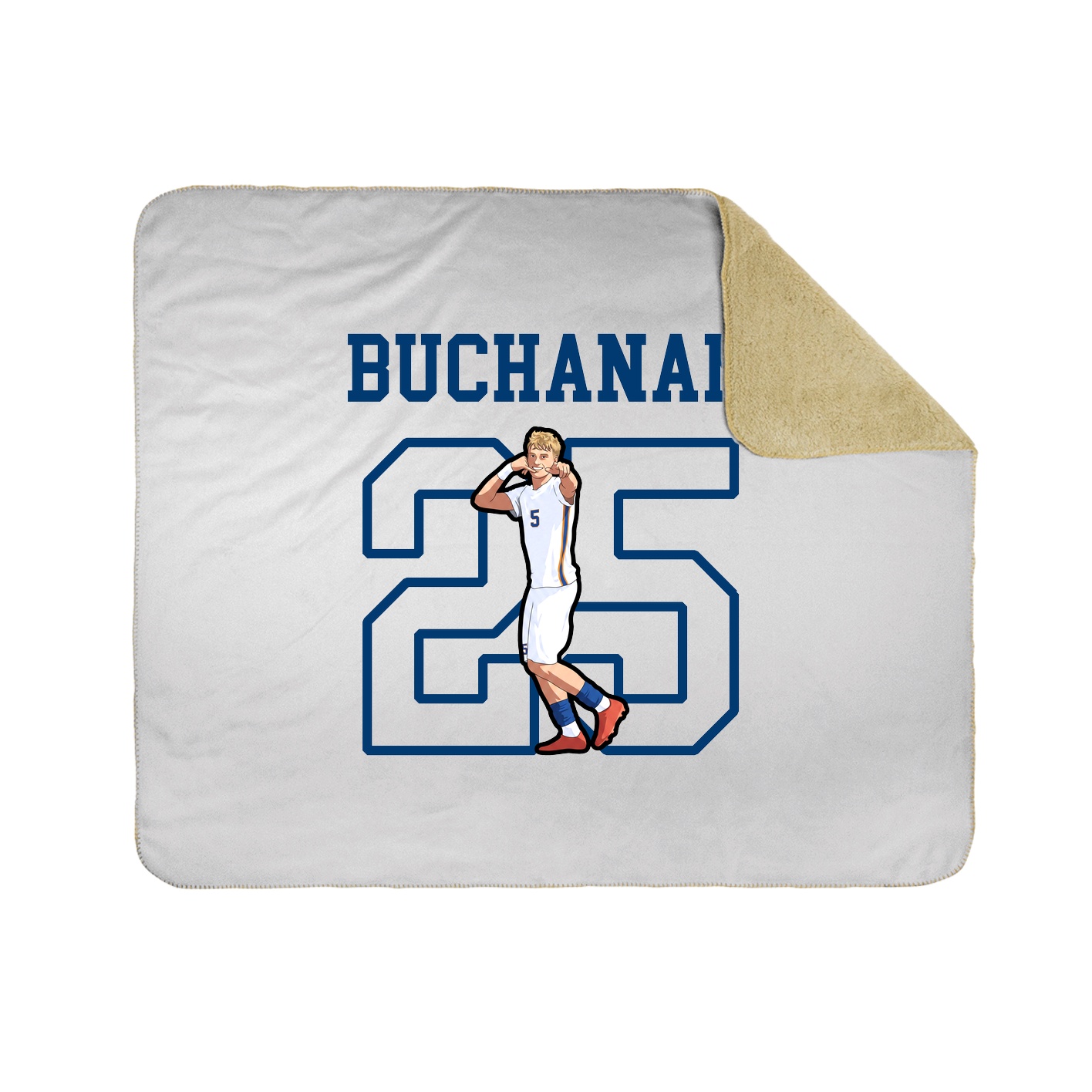 Throw Blanket — Shirsey in White