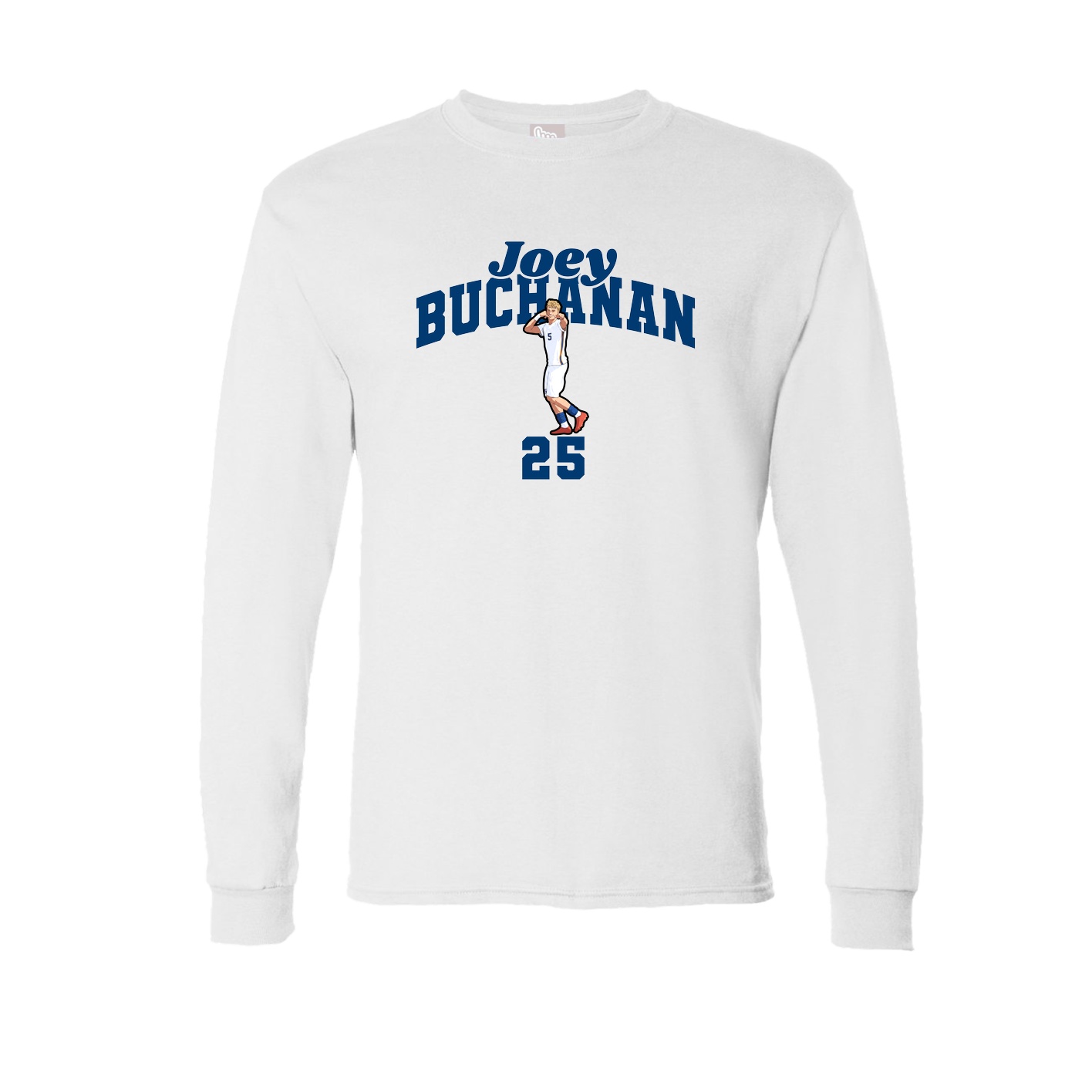 Long Sleeve Tee — Signature Arch in White
