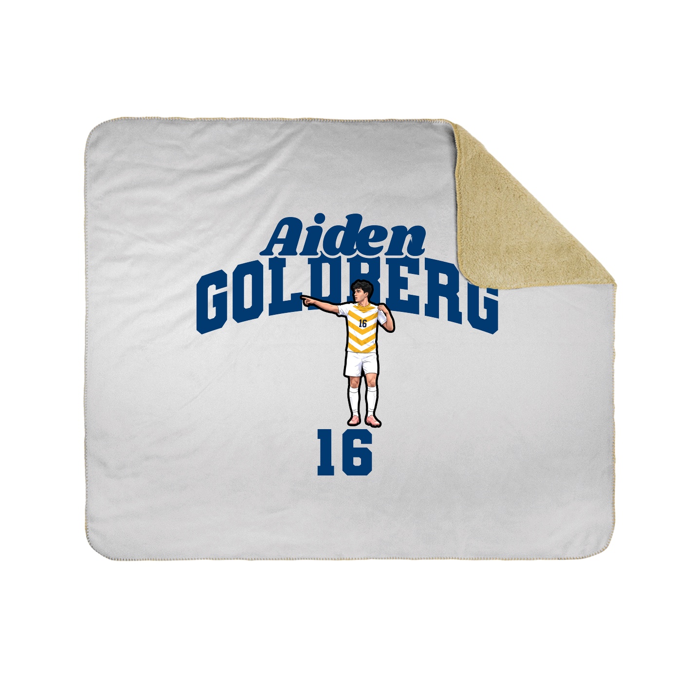 Throw Blanket — Signature Arch in White