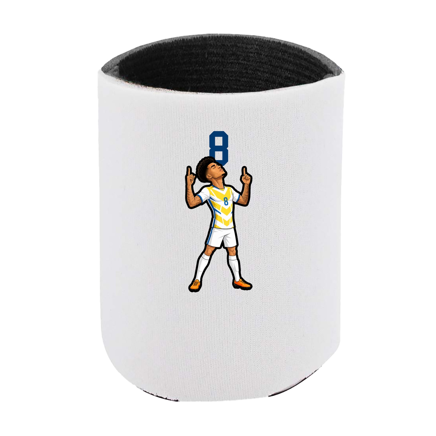 Can Holder — Number Top in White