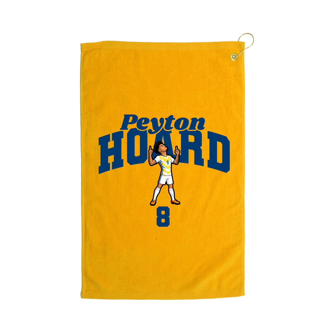 Golf Towel — Signature Arch in Gold