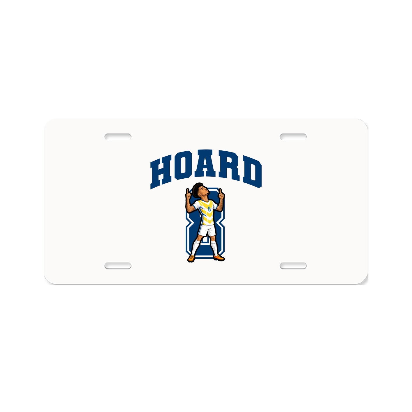 License Plate — Number in Classic