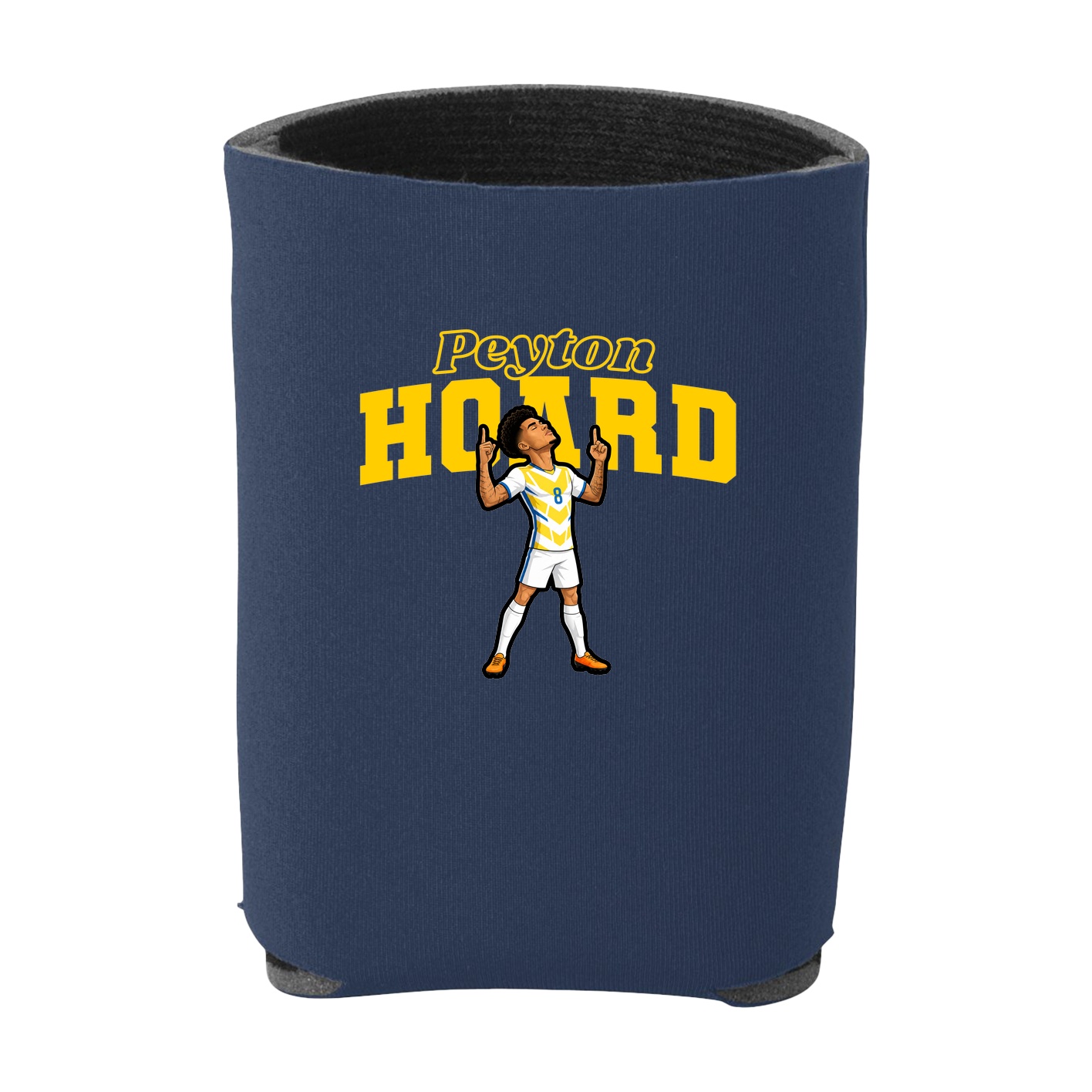 Can Holder — Name Arch in Navy