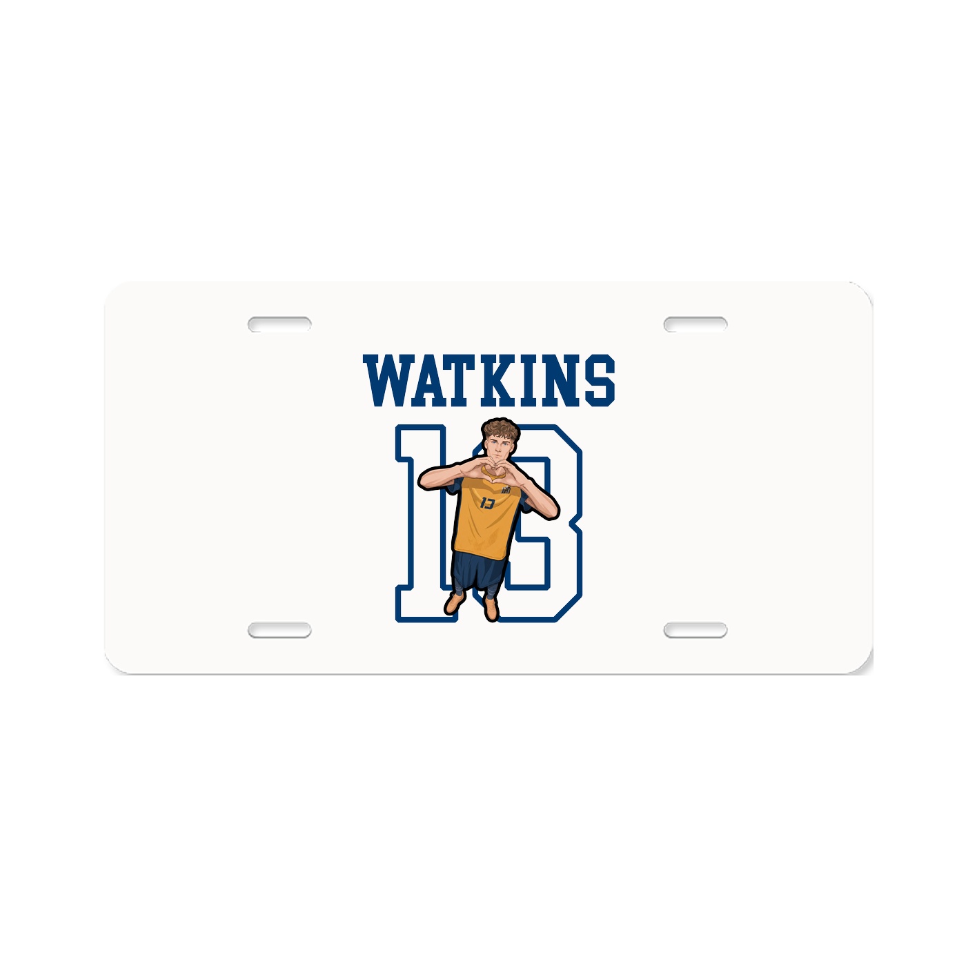 License Plate — Shirsey in Classic