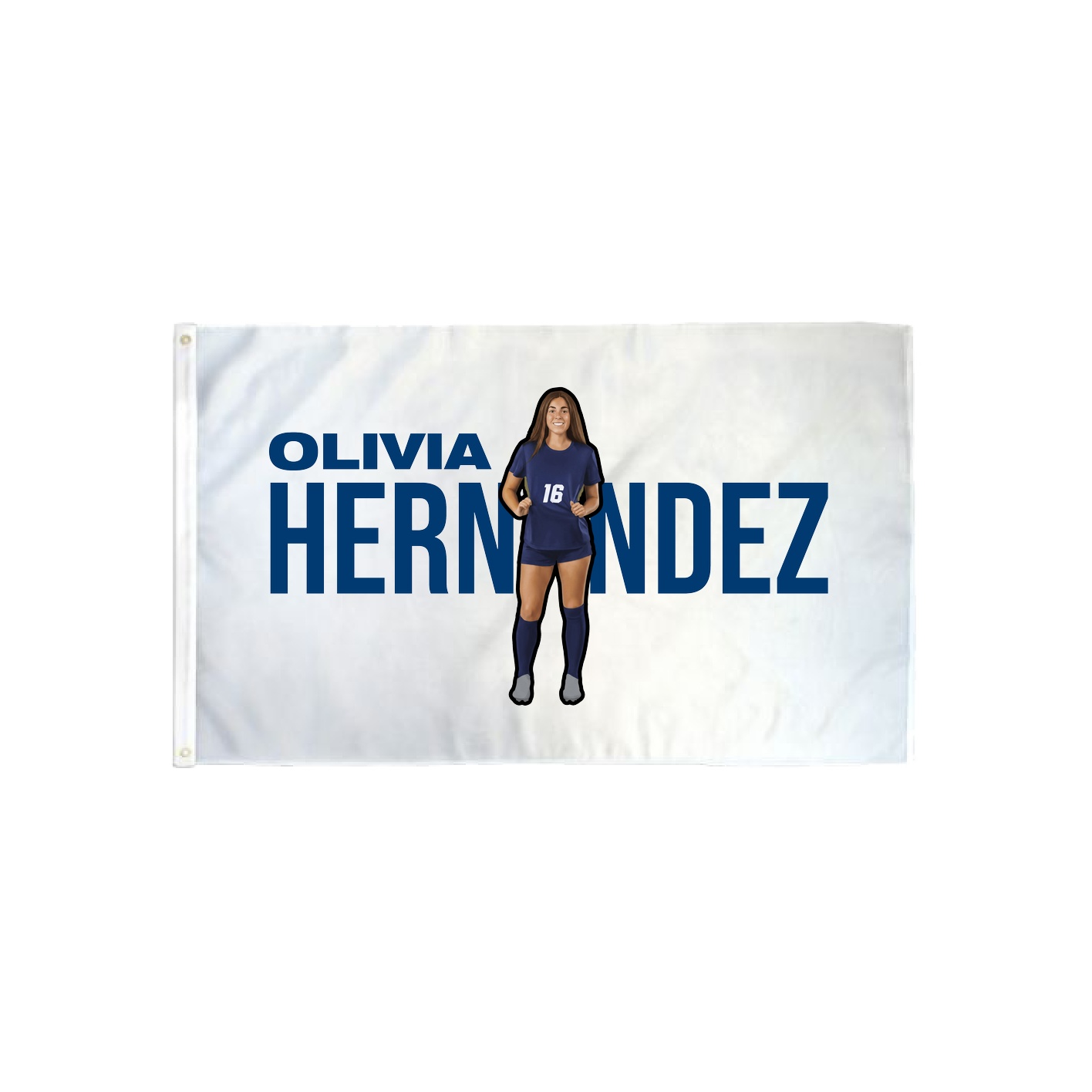 3x5 Flag — Player Name in Classic