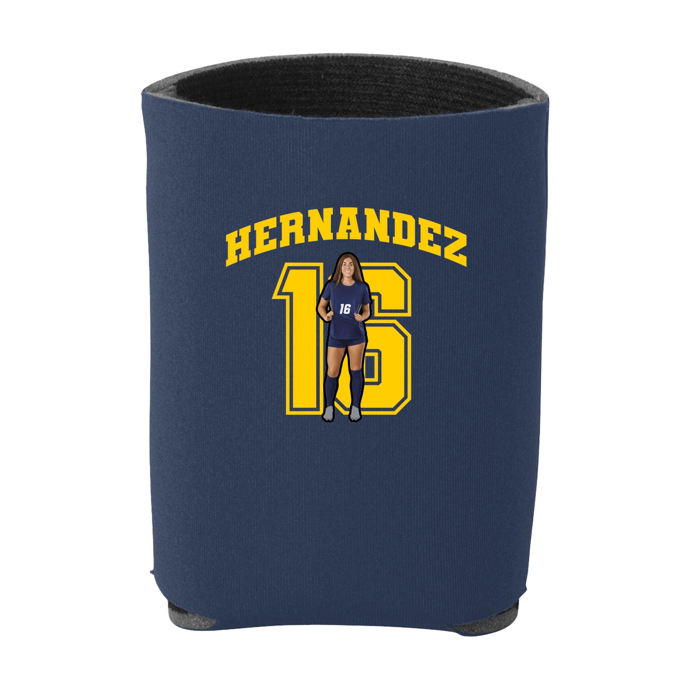 Can Holder — Number in Navy
