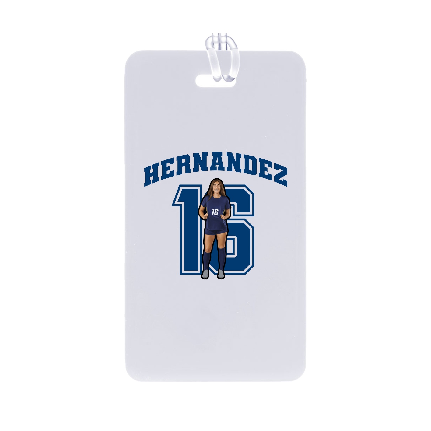 Bag Tag — Number in Classic