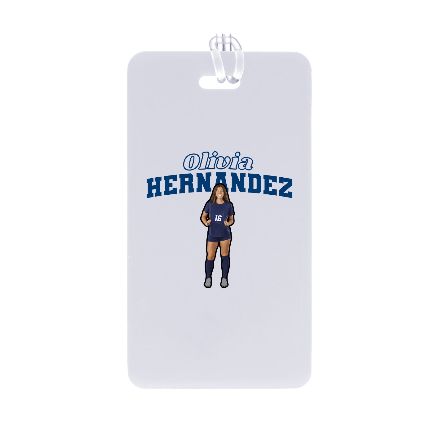 Bag Tag — Name Arch in Classic