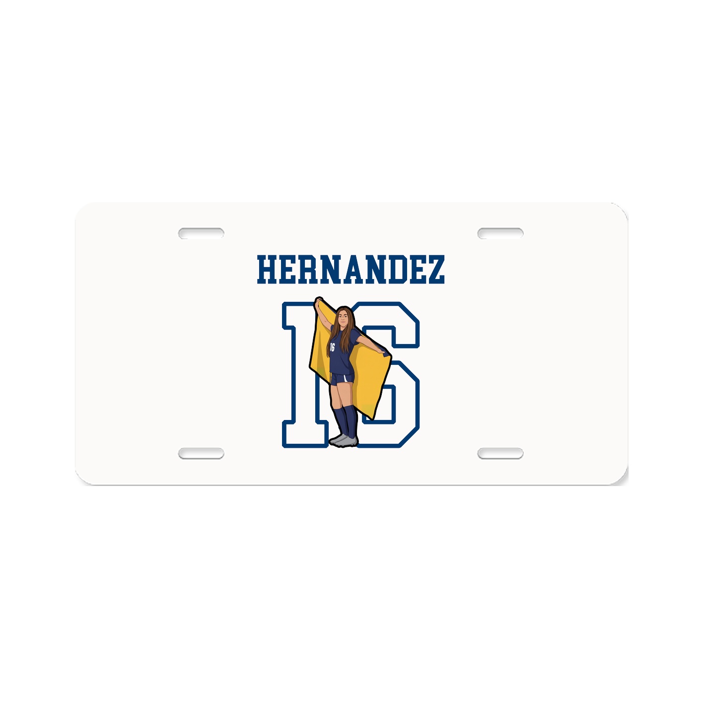 License Plate — Shirsey in Classic