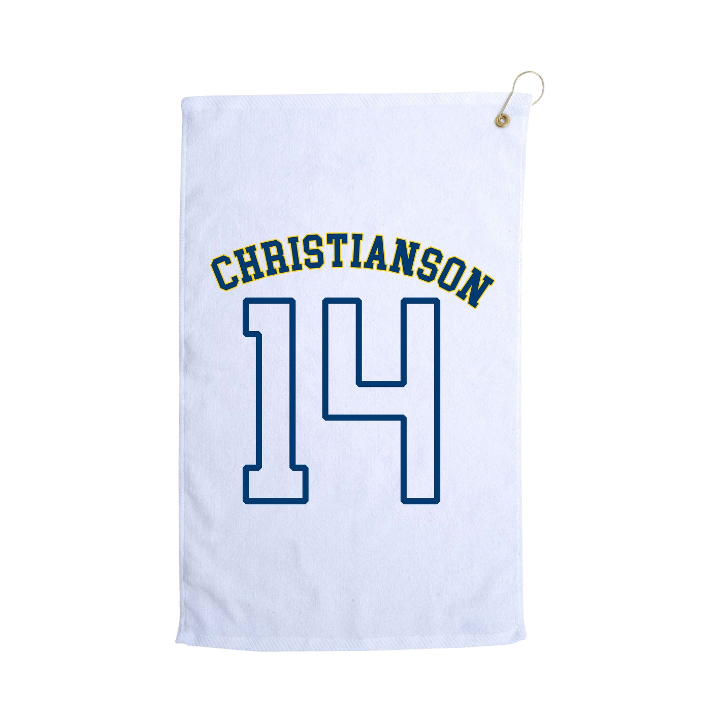 Golf Towel — Shirsey Arch in White