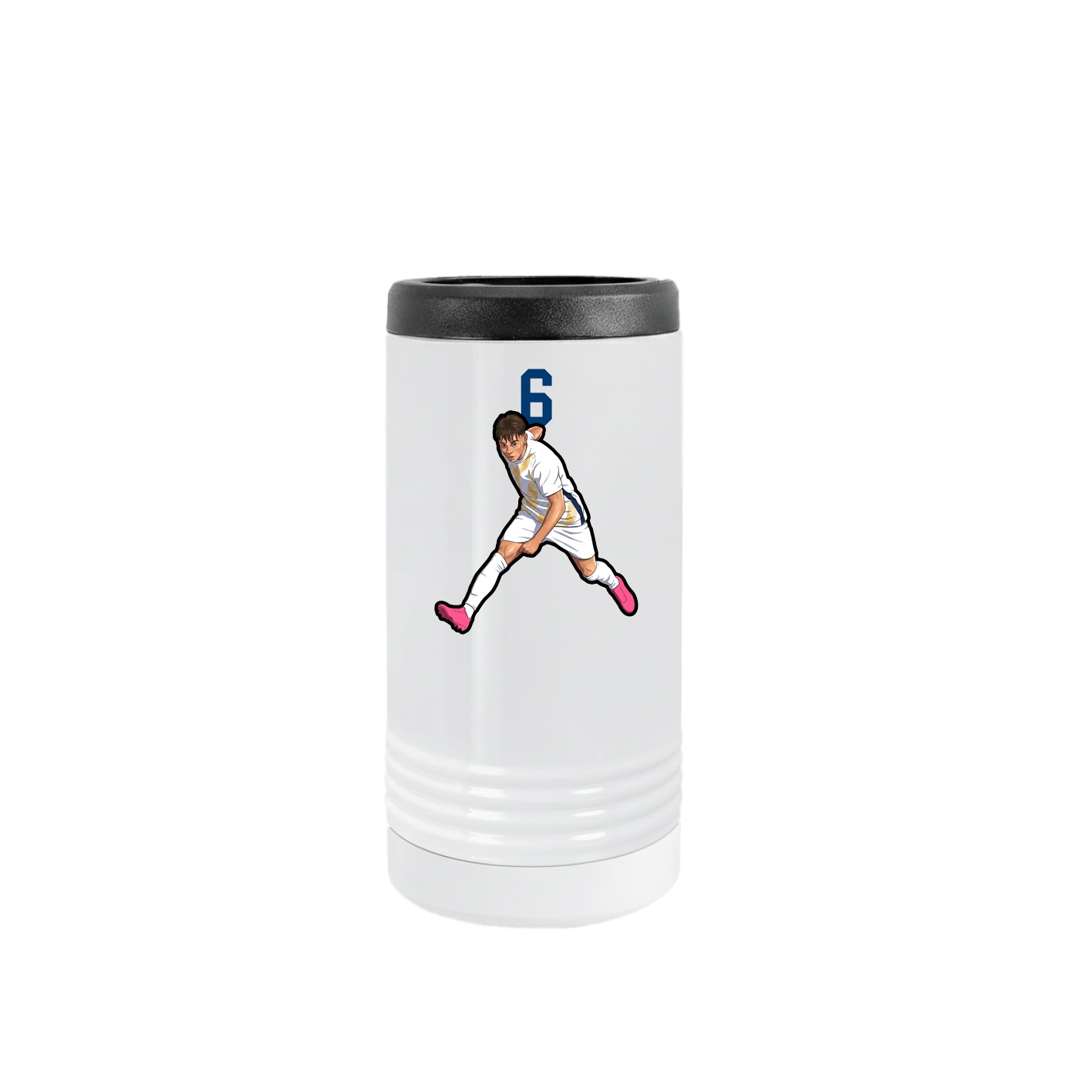 Slim Beverage Holder — Number Top in White