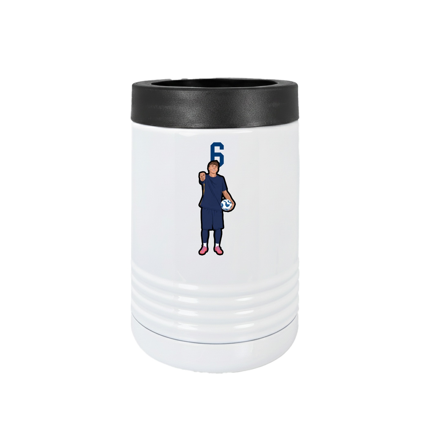 Beverage Holder — Number Top in White