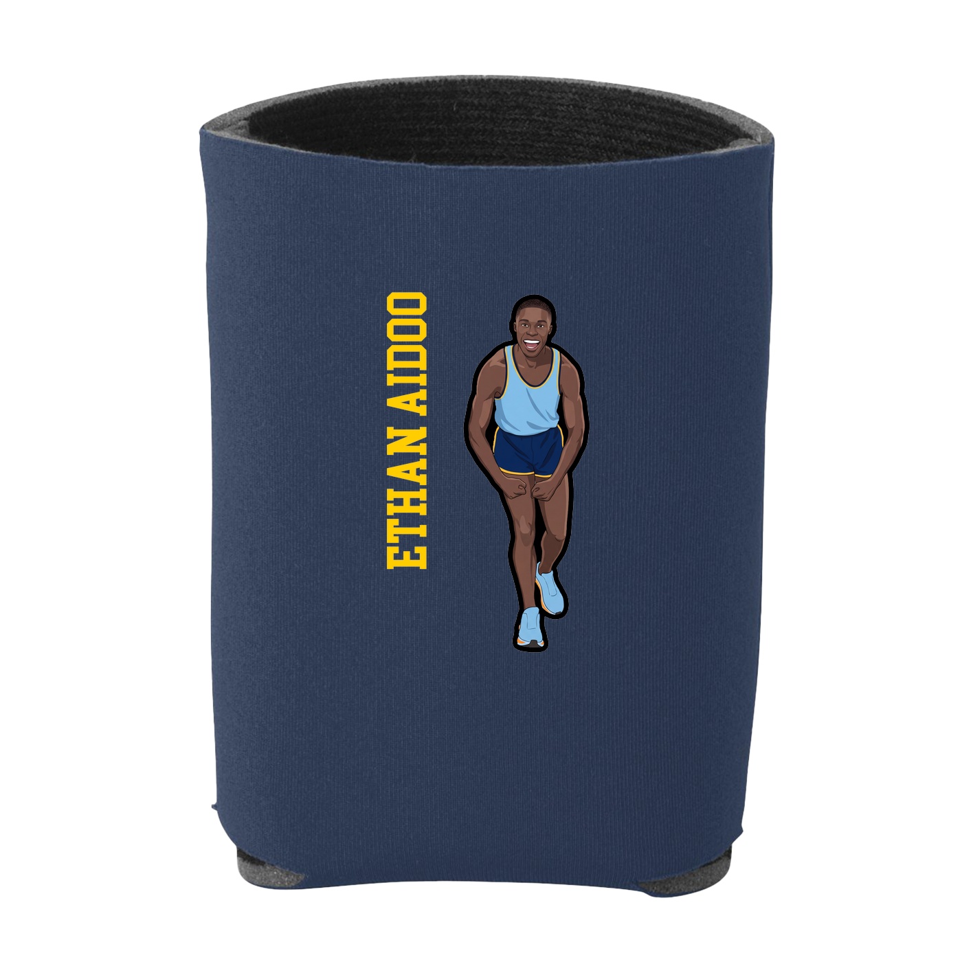 Can Holder — Name Vertical in Navy