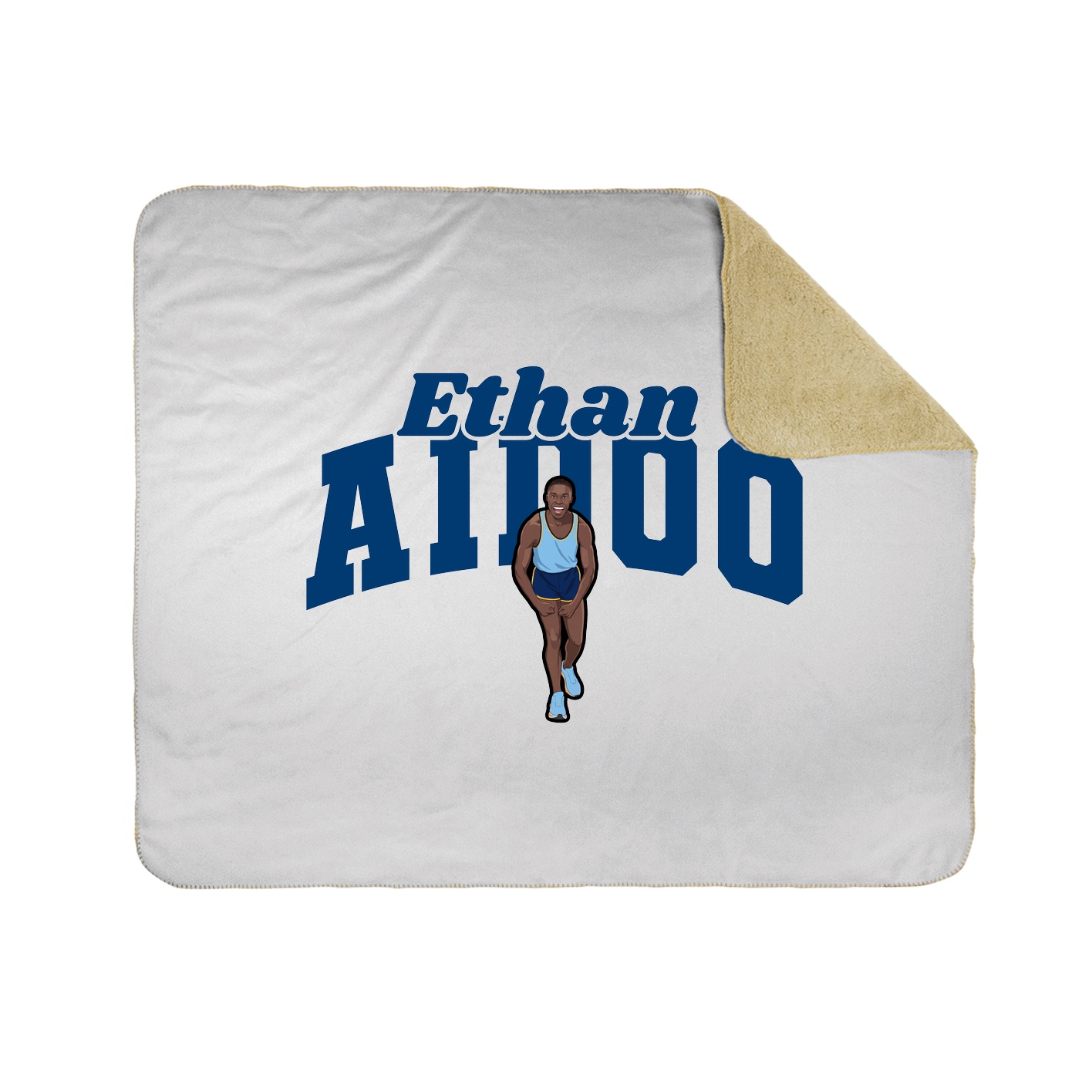 Throw Blanket — Signature Arch in White