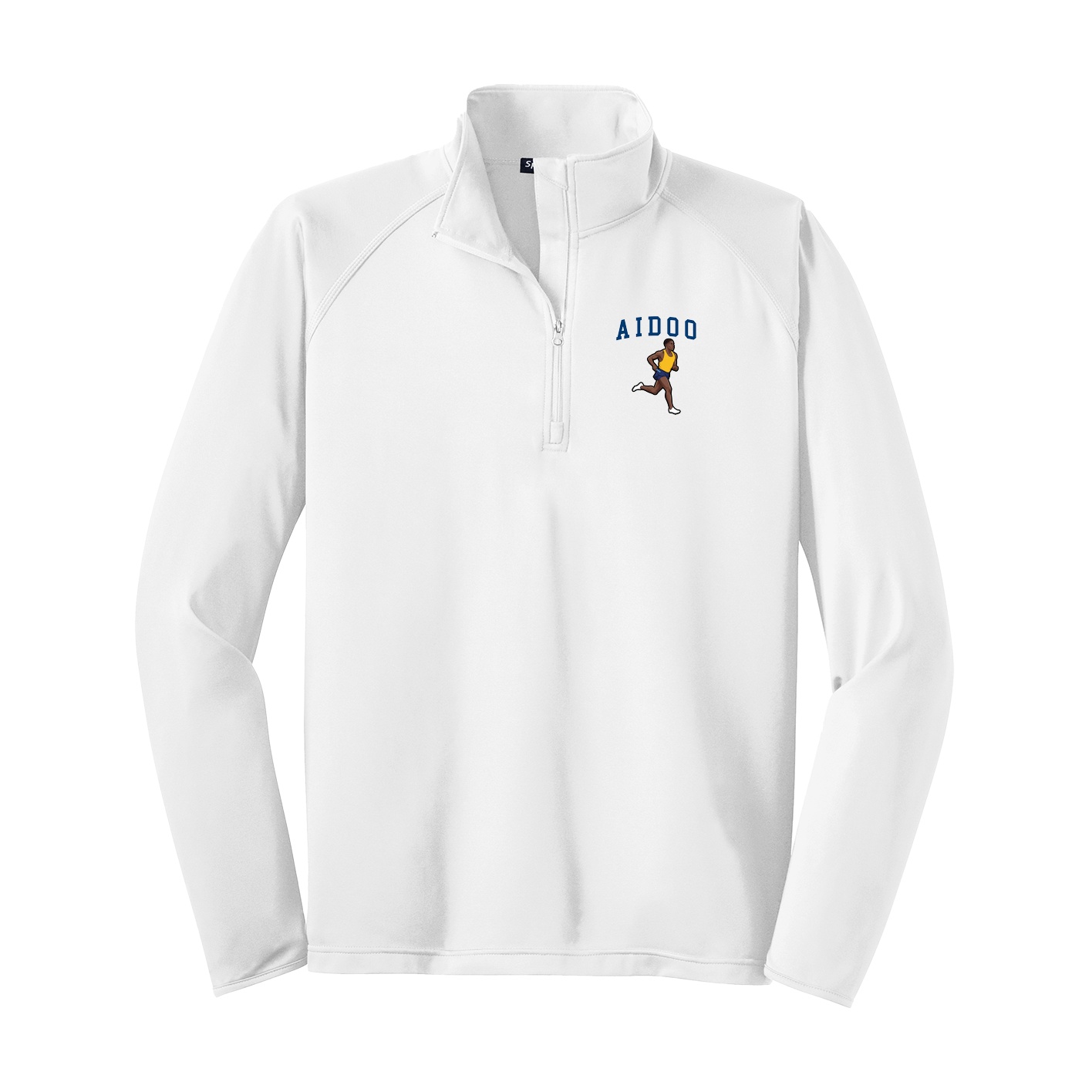 Q-Zip Pullover — Shirsey in White