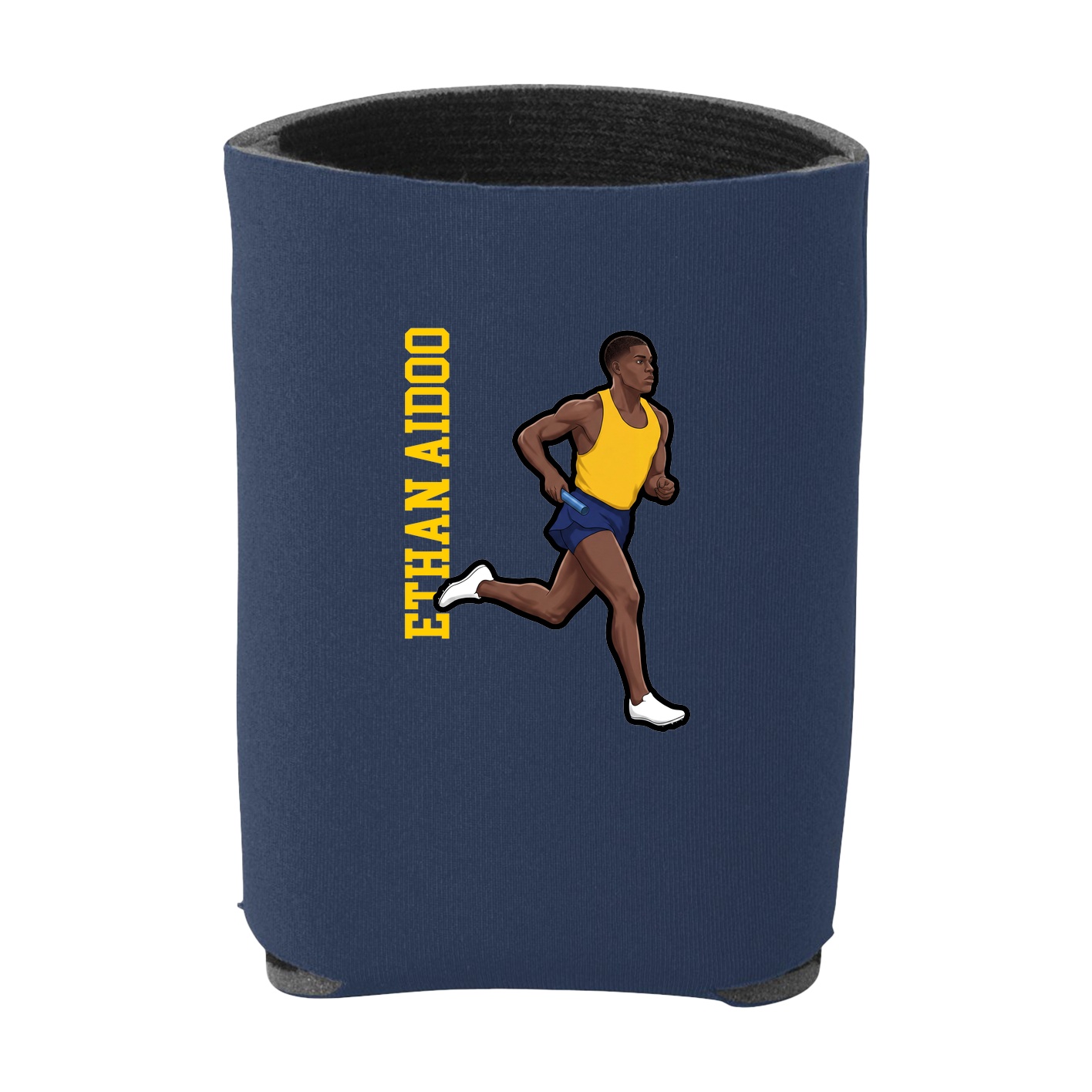 Can Holder — Name Vertical in Navy