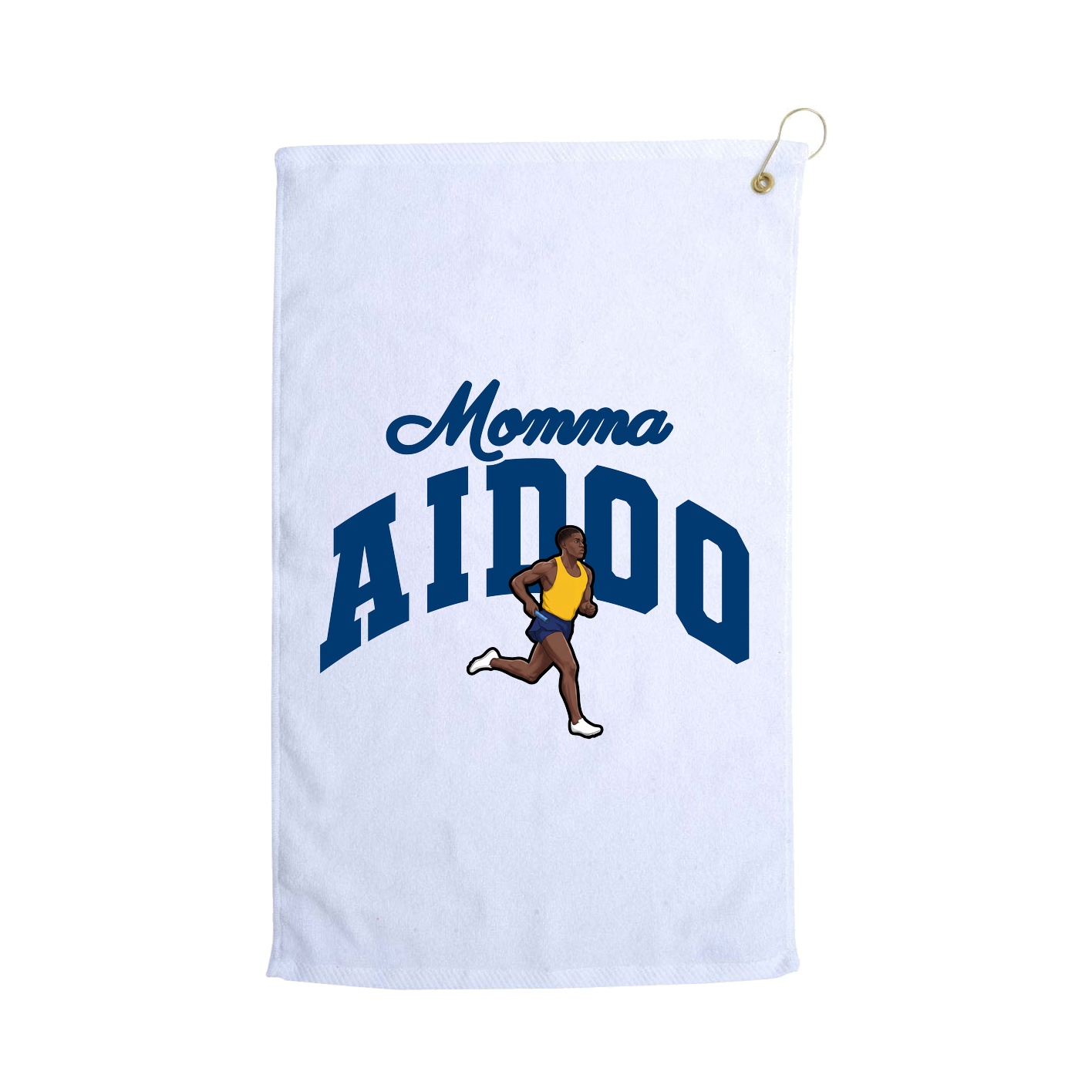 Golf Towel — Mothers Day Arch in White