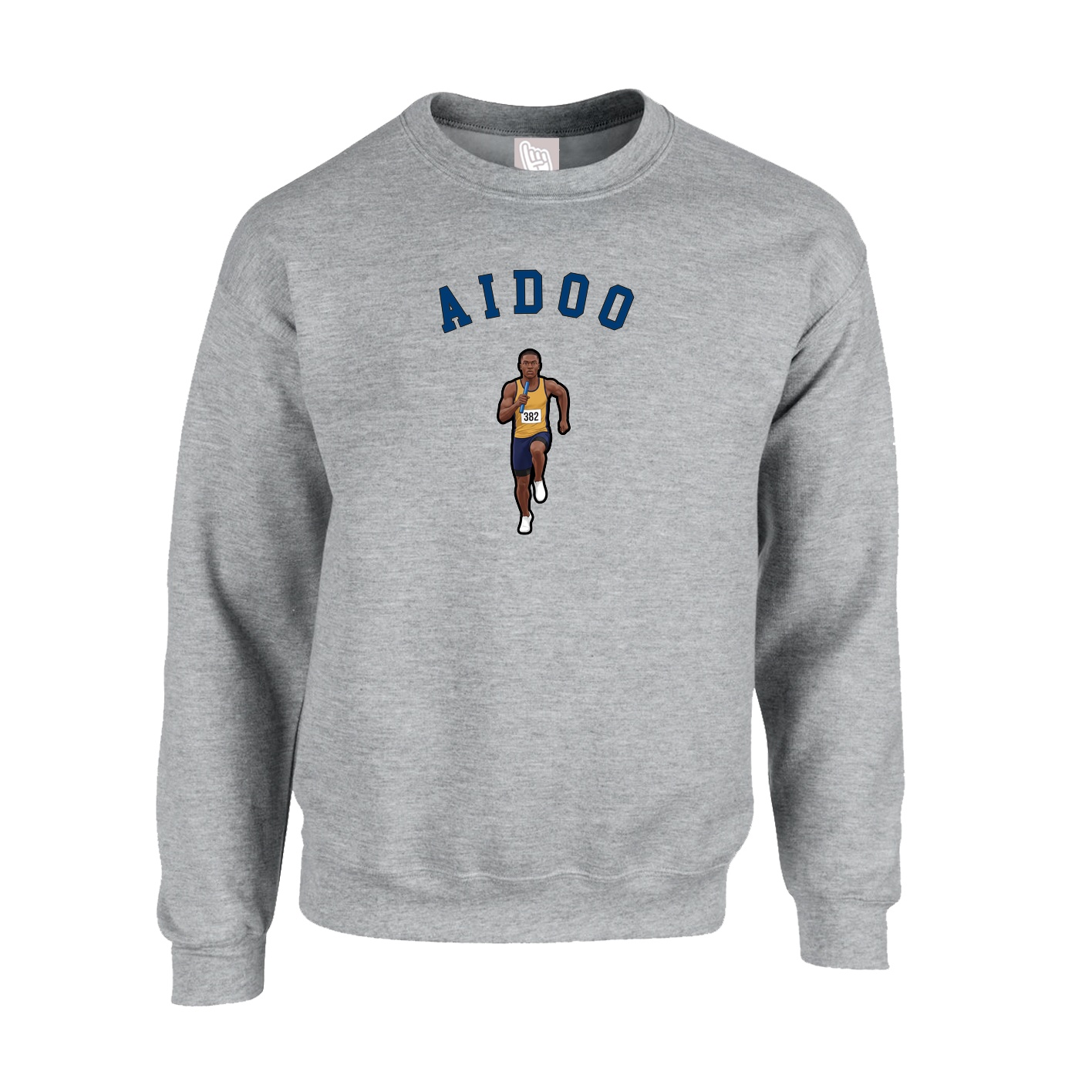 Fleece Crew — Shirsey Arch in Grey