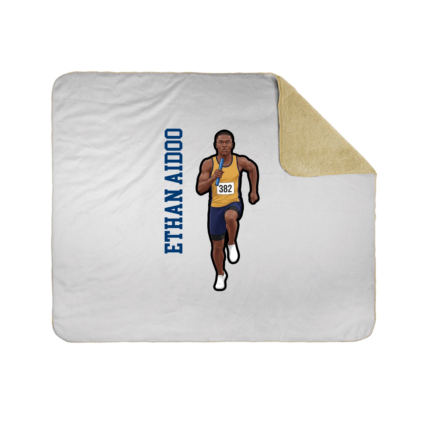 50x60 Sherpa Lined Throw Blanket