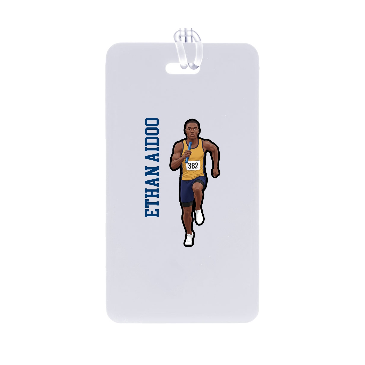 Bag Tag — Name Vertical in Classic