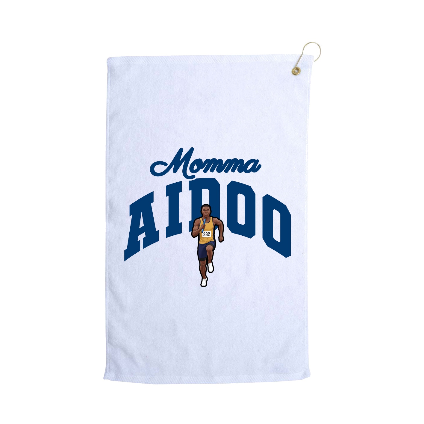Golf Towel — Mothers Day Arch in White
