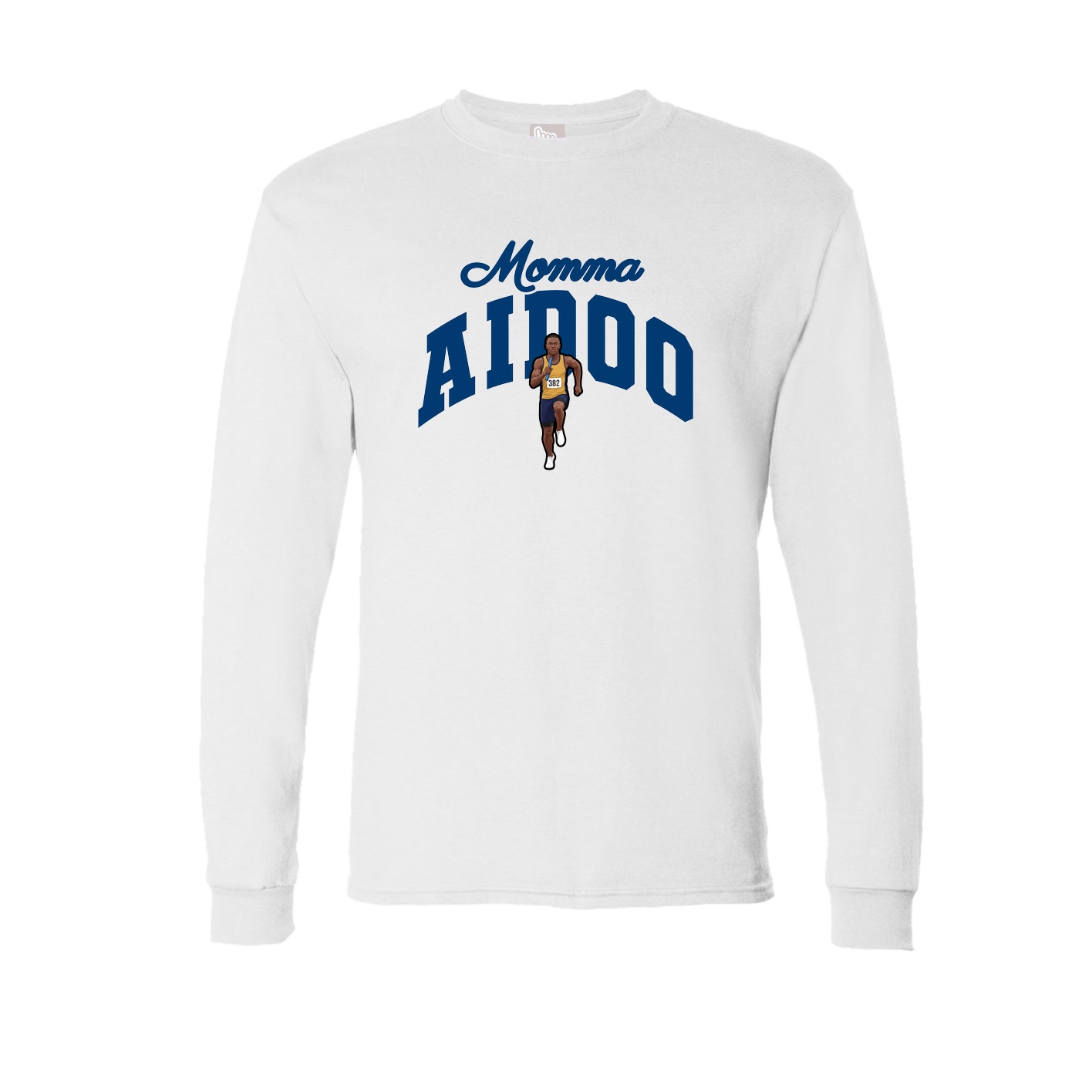 Long Sleeve Tee — Mothers Day Arch in White