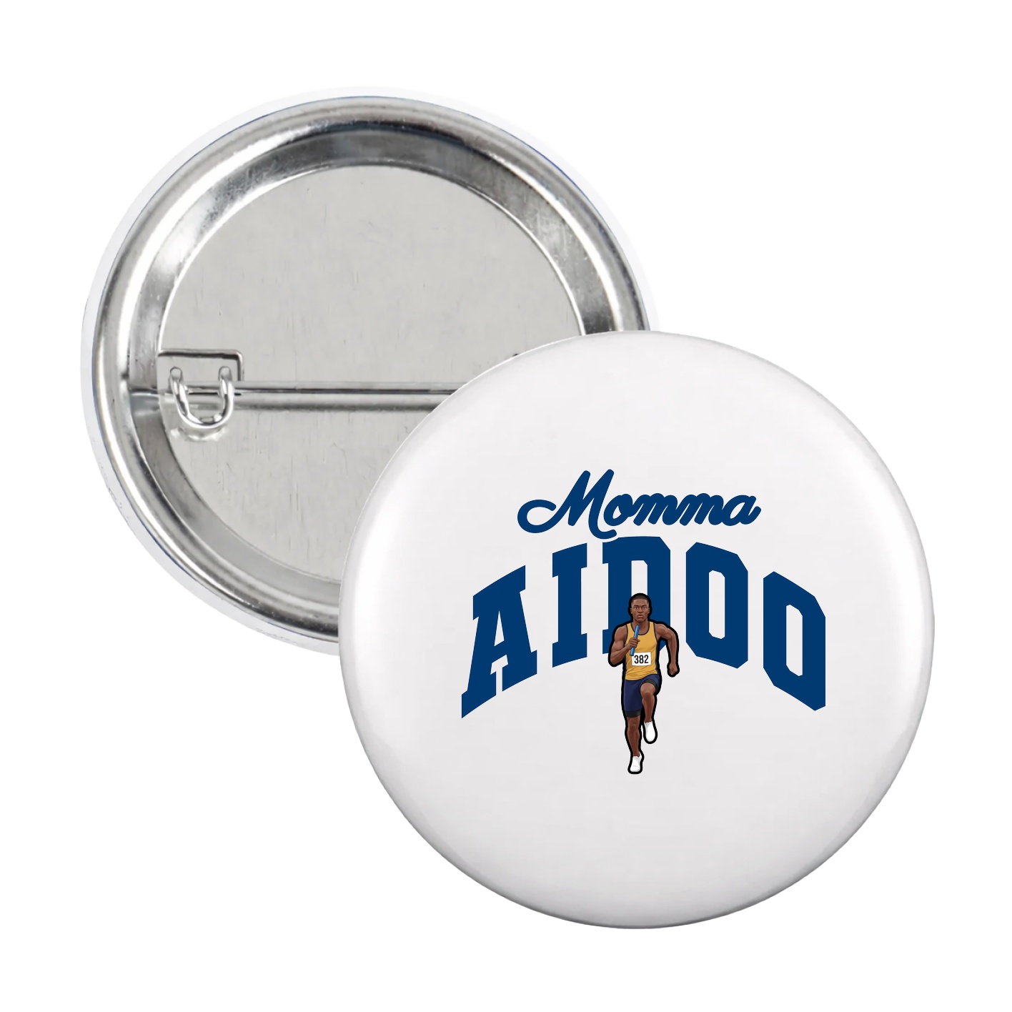 Game Day Button — Mothers Day Arch in White