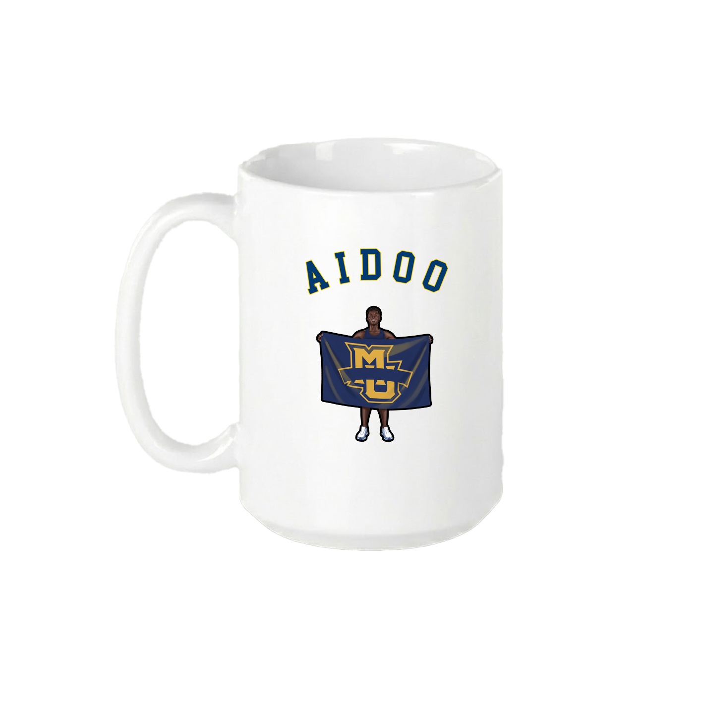15oz Coffee Mug — Shirsey Arch in White