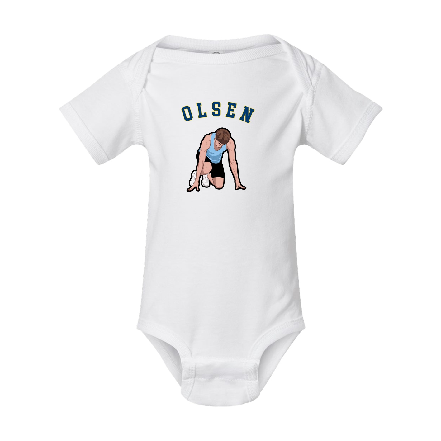 Baby Onesie — Shirsey Arch in White