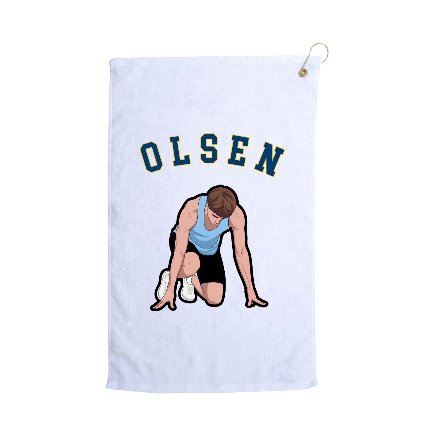 Golf Towel — Shirsey Arch in White