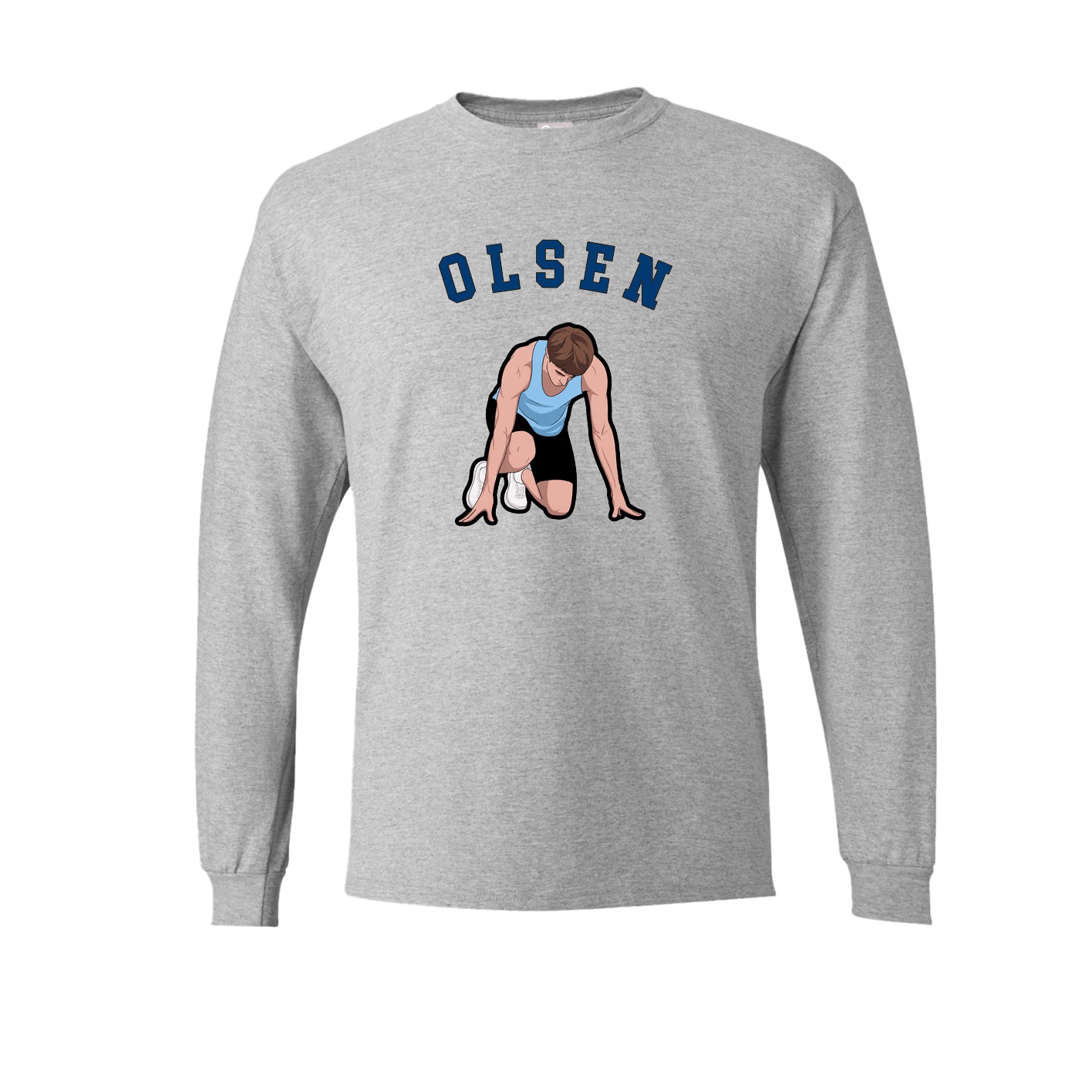 Long Sleeve Tee — Shirsey Arch in Grey