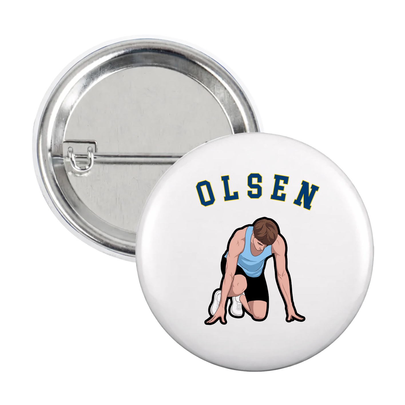 Game Day Button — Shirsey Arch in White