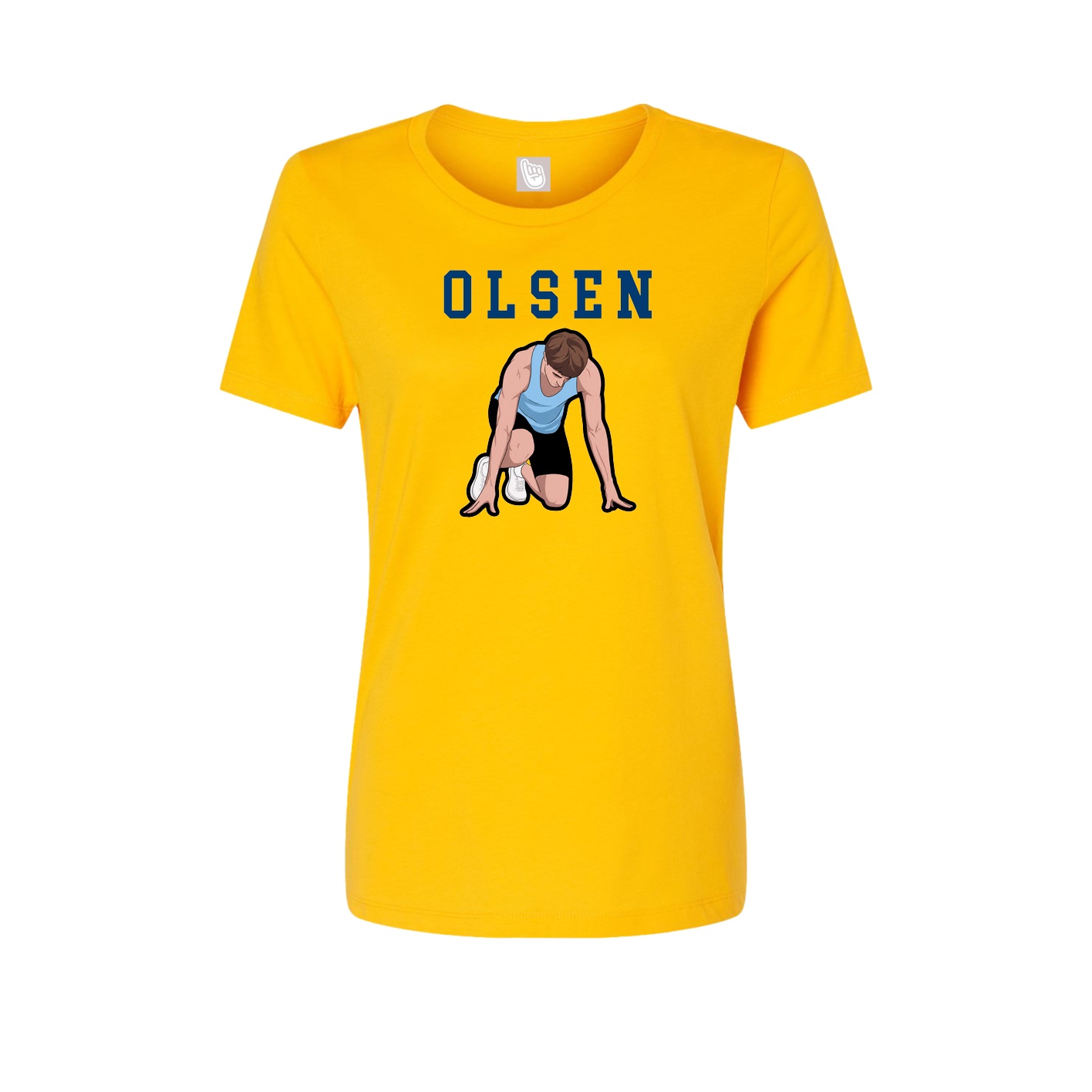 Fitted Women's Tee — Shirsey in Gold