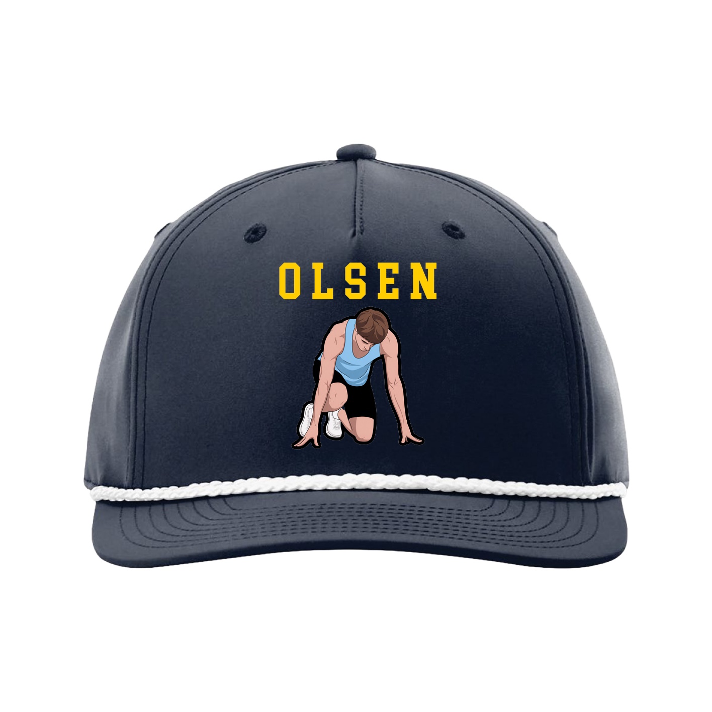 Five-Panel Classic Rope Cap — Shirsey in Navy