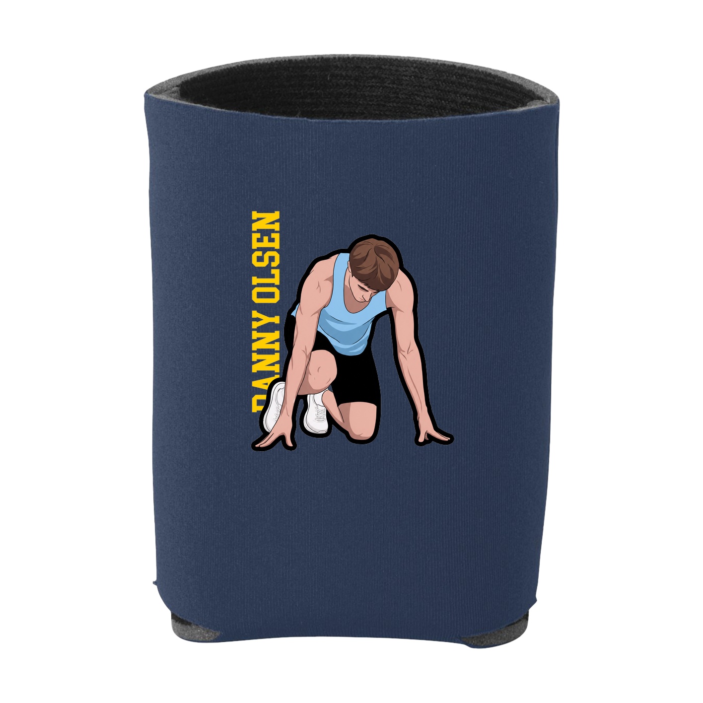 Can Holder — Name Vertical in Navy