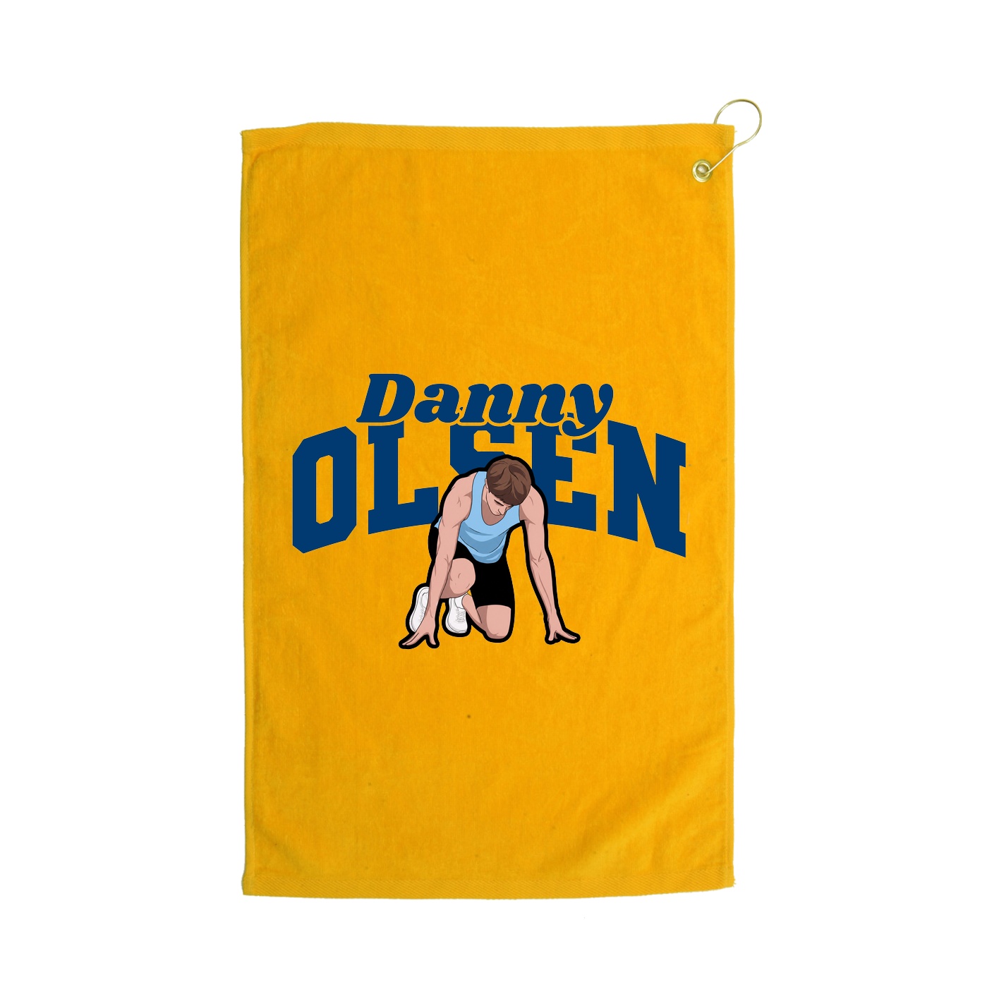 Golf Towel — Signature Arch in Gold