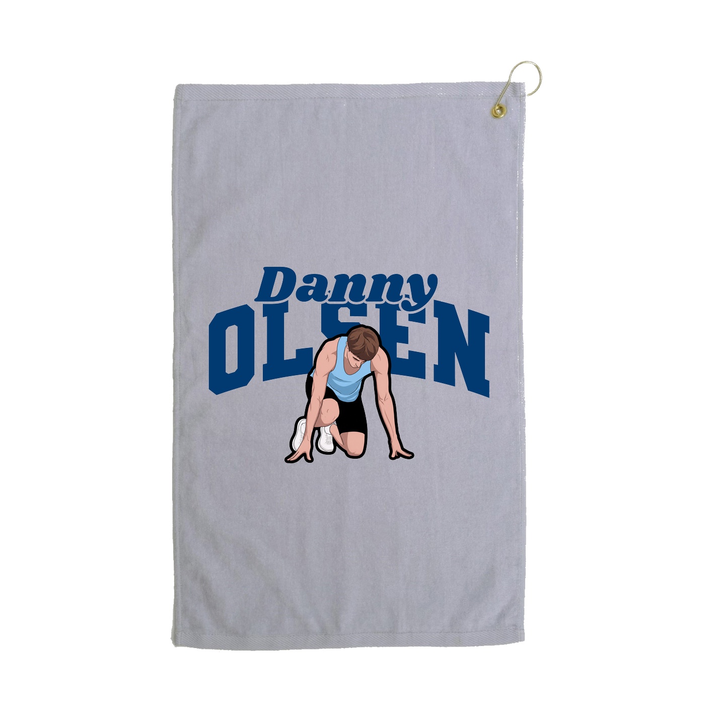 Golf Towel — Signature Arch in Grey