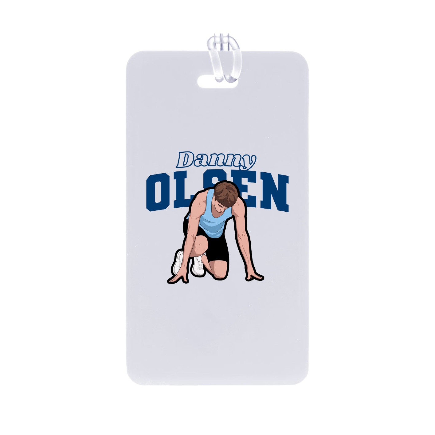 Bag Tag — Name Arch in Classic