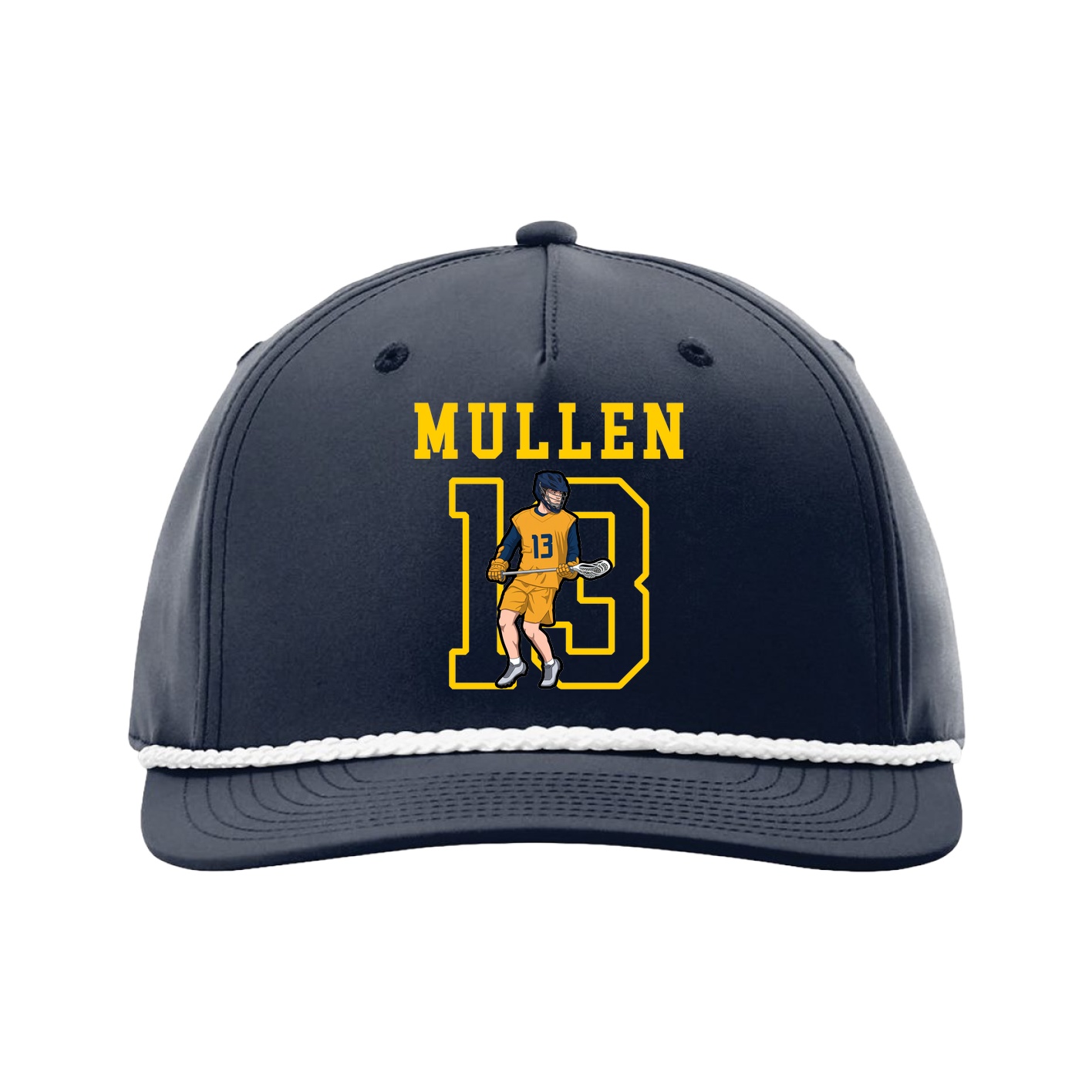 Five-Panel Classic Rope Cap — Shirsey in Navy