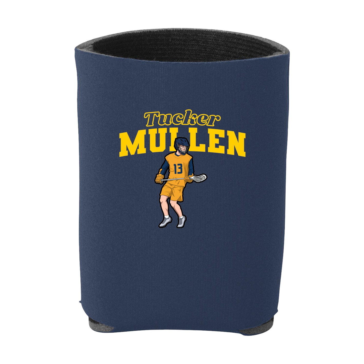 Can Holder — Name Arch in Navy
