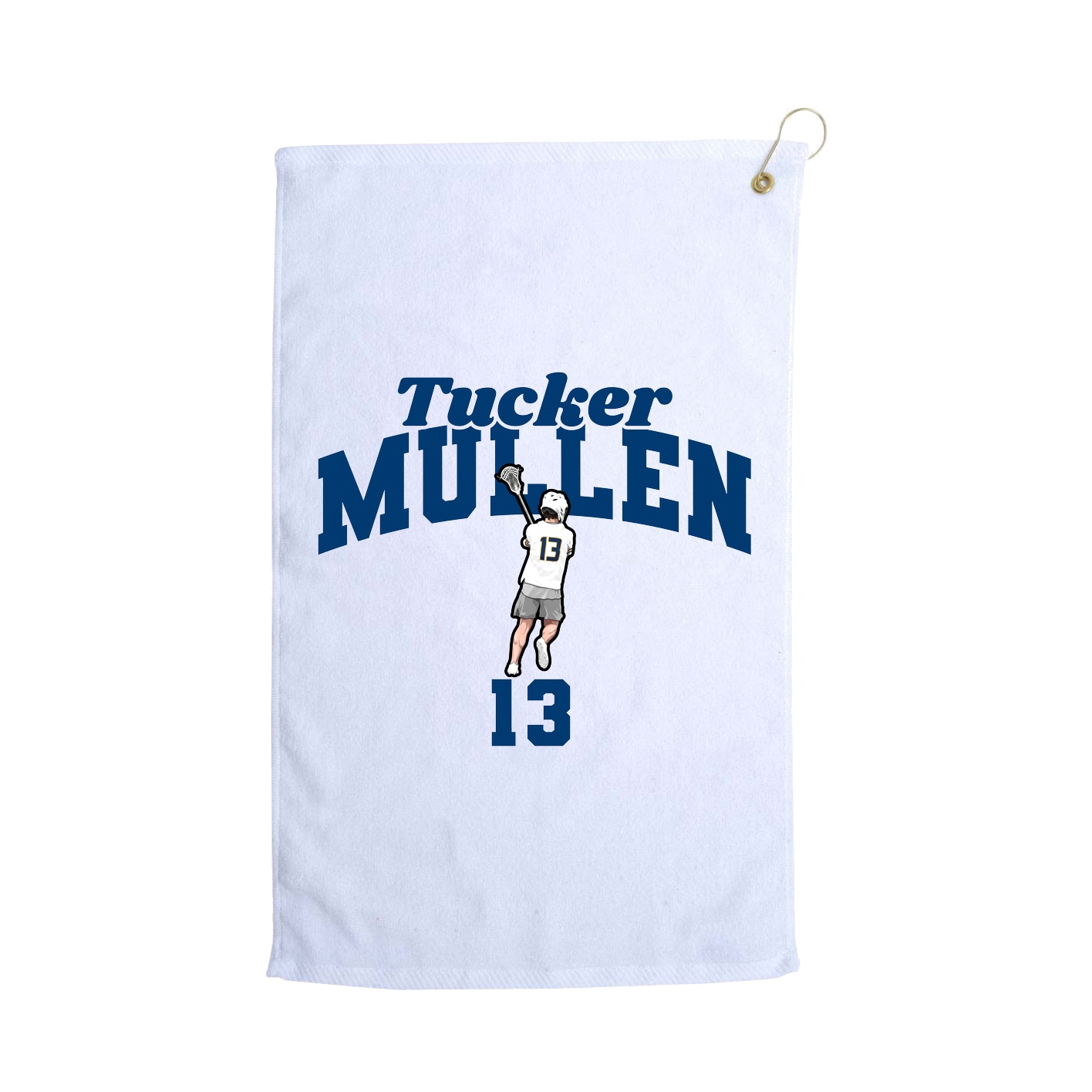 Golf Towel — Signature Arch in White