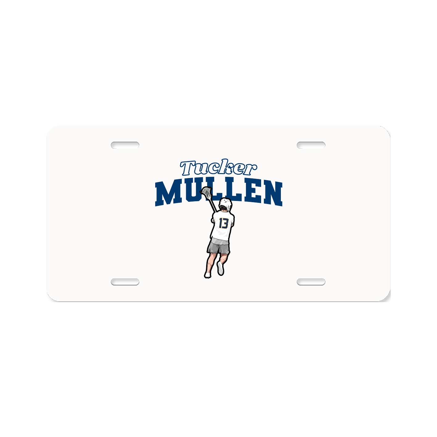 License Plate — Name Arch in Classic
