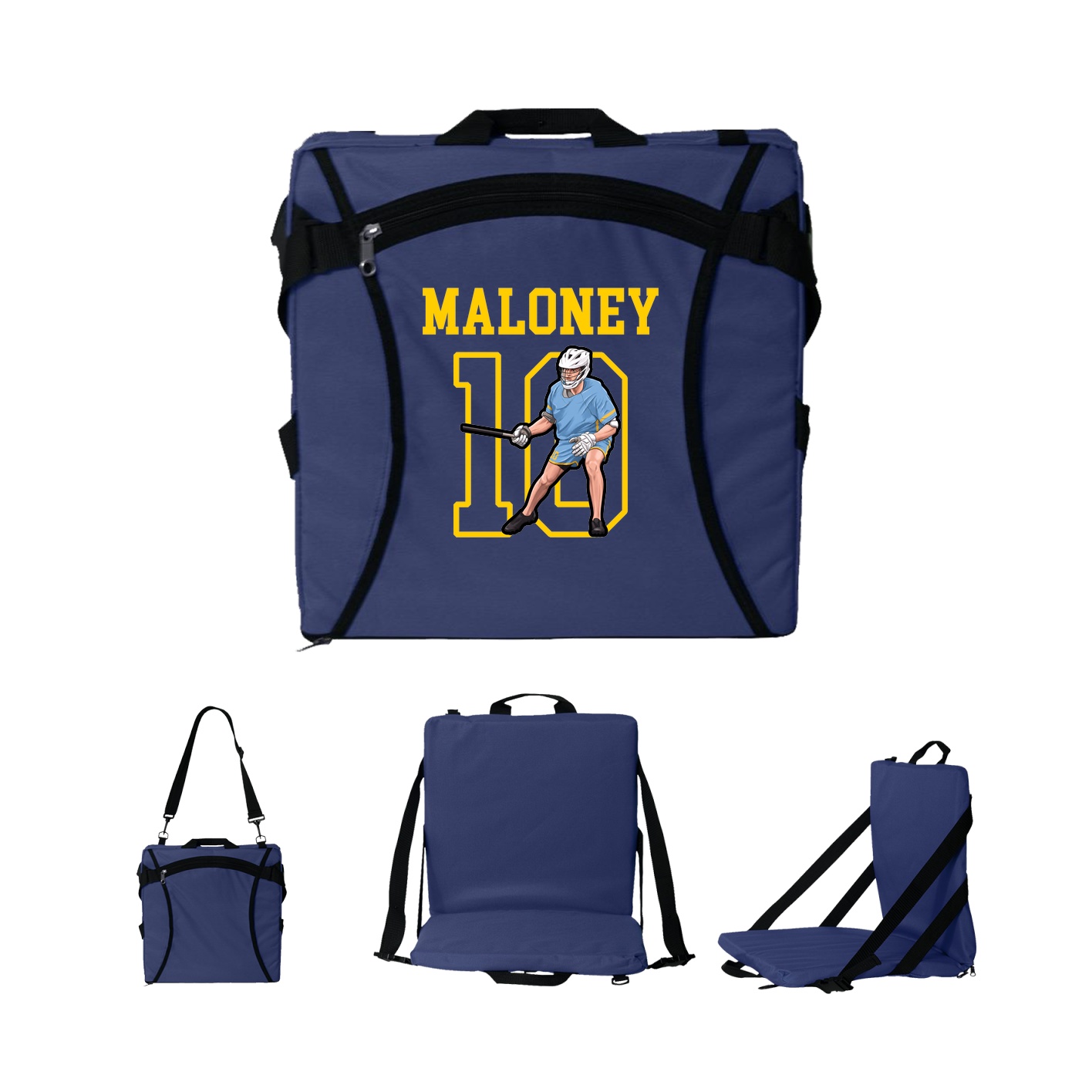 Folding Stadium Seat — Shirsey in Navy