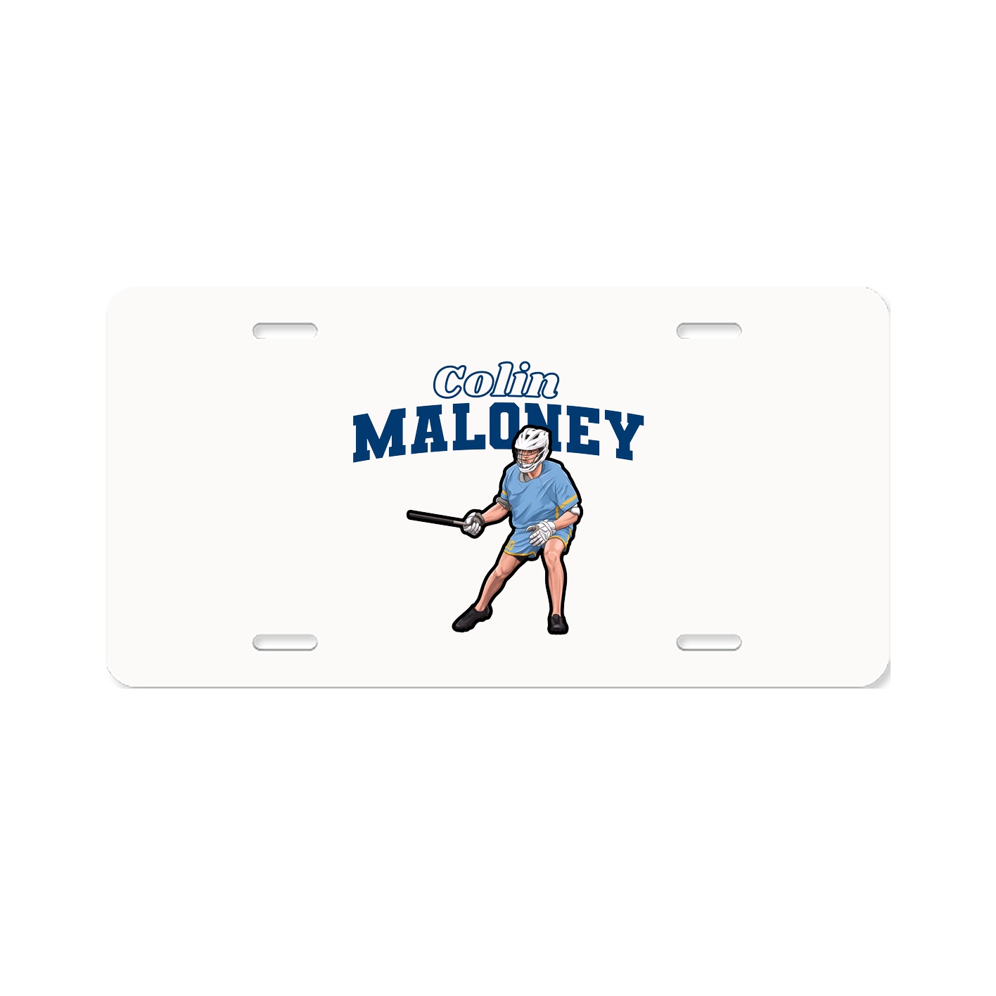 License Plate — Name Arch in Classic