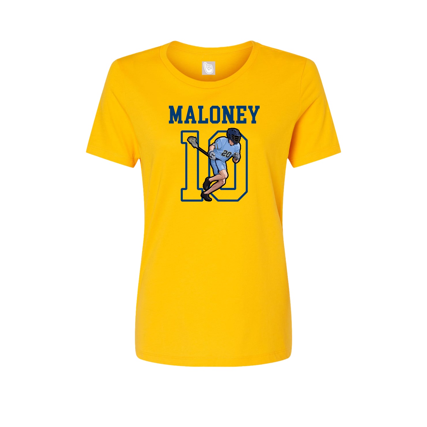 Fitted Women's Tee — Shirsey in Gold