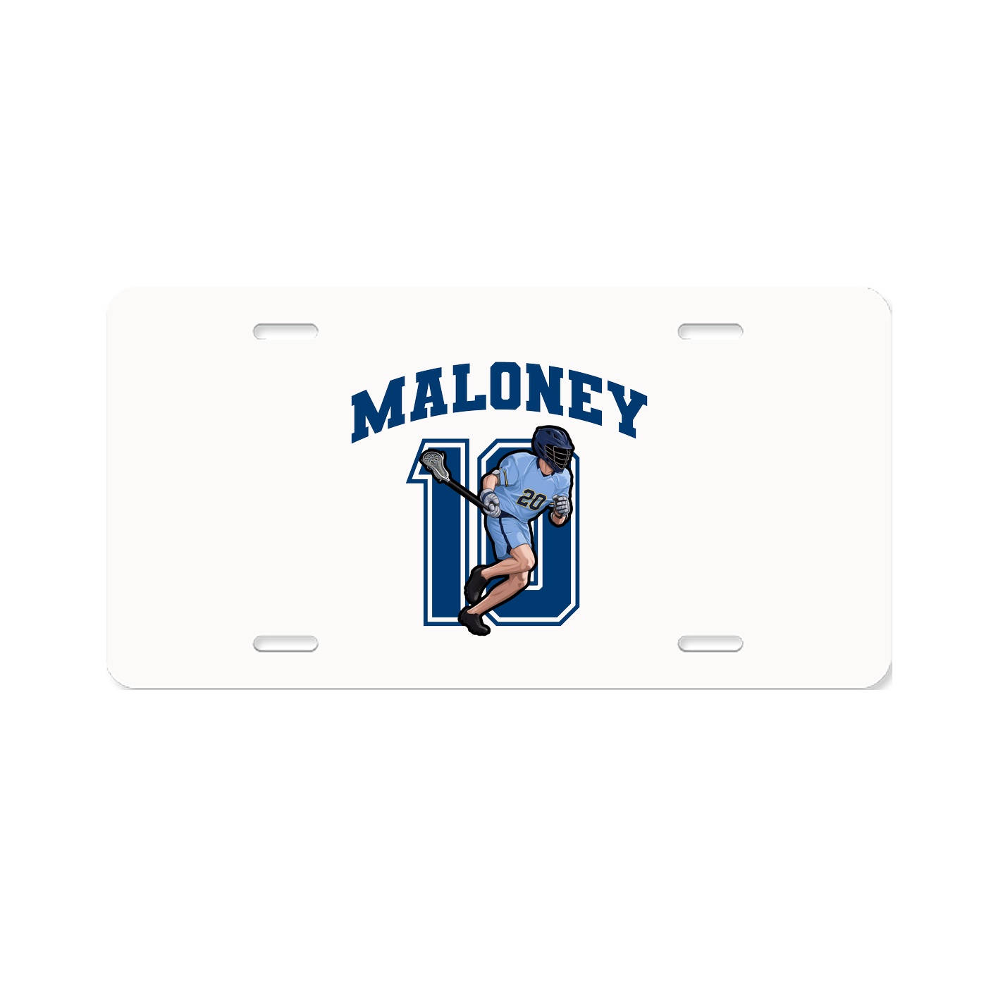 License Plate — Number in Classic